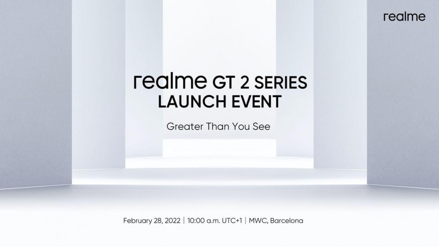 Realme presenterà la Serie &quot;realme GT 2&quot; al Mobile World Congress 2022
