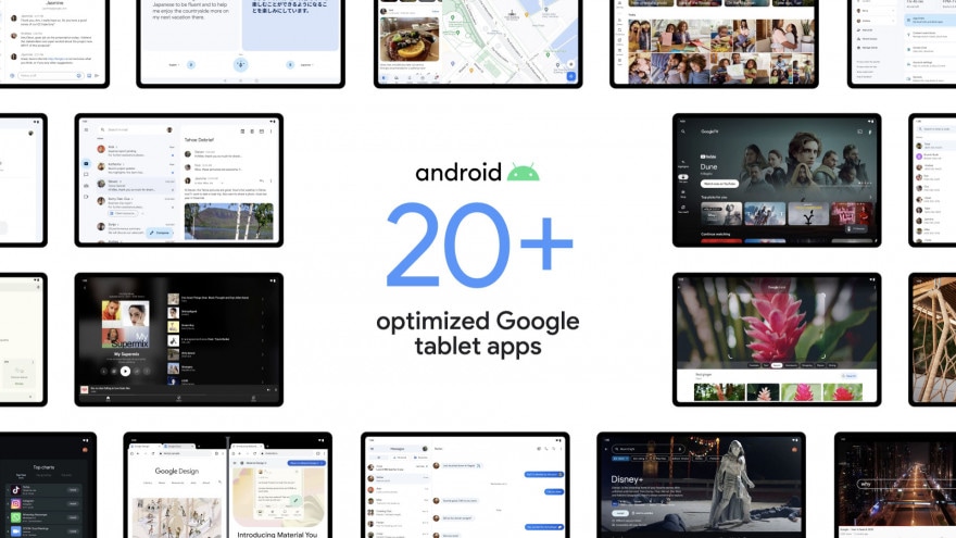 Le app di Google finalmente a misura di tablet, ed anche TikTok, Facebook e altri