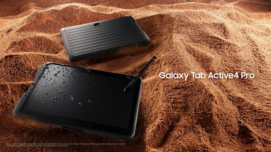 Benvenuto Galaxy Tab Active4 Pro: il tablet rugged che mancava