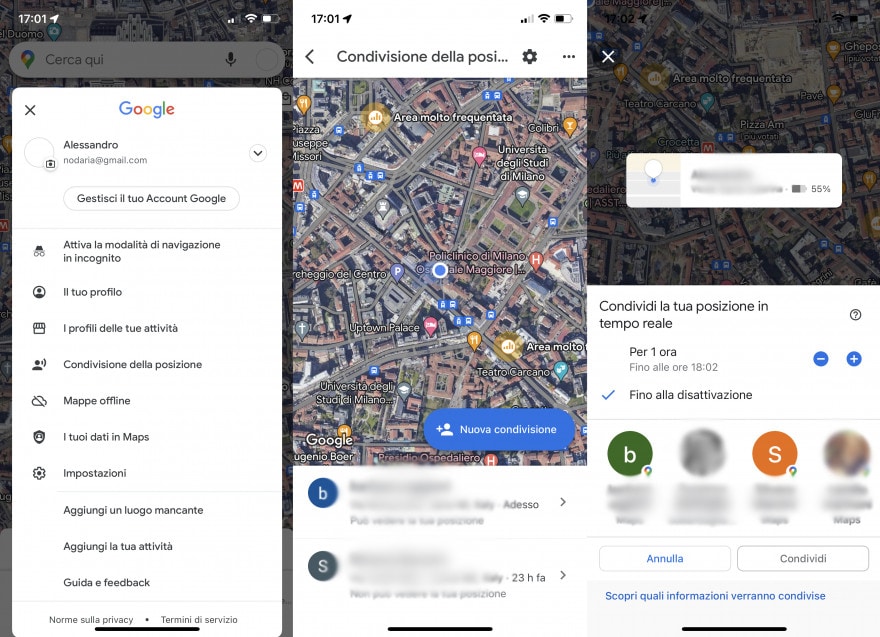 Cómo compartir tu ubicación con Google Maps
