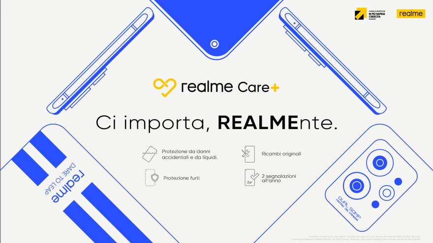 Realme Care+ è la nuova garanzia che protegge da qualsiasi danneggiamento