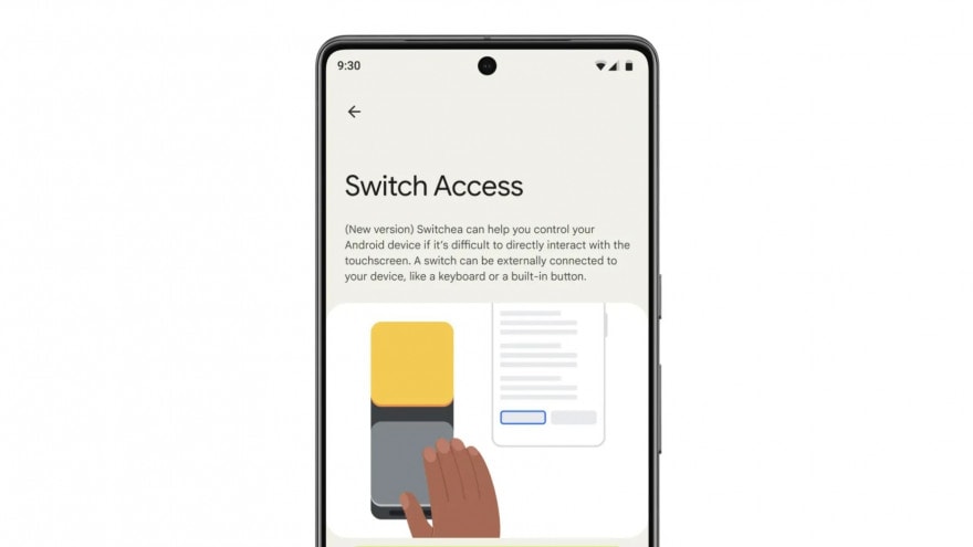 Sul Play Store arriva Switch Access, l&#039;app per controllare lo smartphone con gesti o sensori