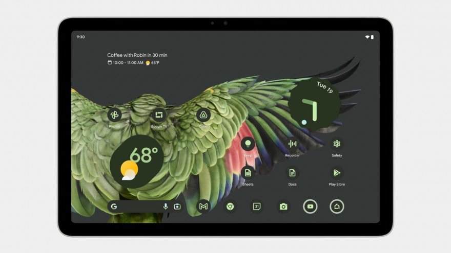 Forse Google potrebbe lanciare una tastiera e una stylus per Pixel Tablet