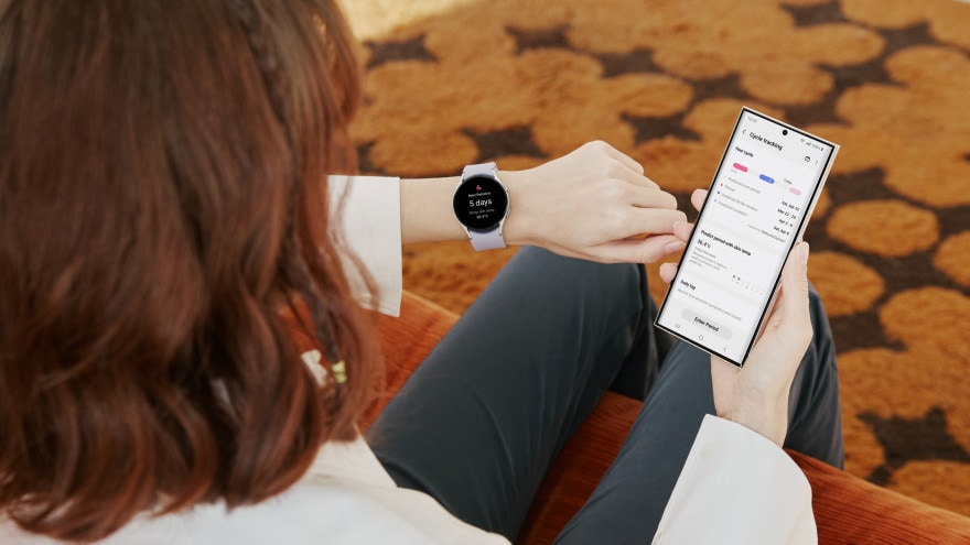 Il monitoraggio del ciclo mestruale innovativo arriva su Galaxy Watch 5