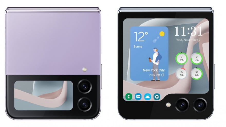Sullo schermo esterno Galaxy Z Flip 5 le app Google saranno più belle