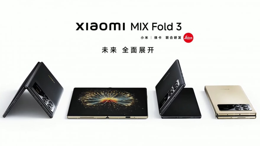 Xiaomi MIX Fold 3 ufficiale: il pieghevole che non ha paura di Samsung Z Fold 5