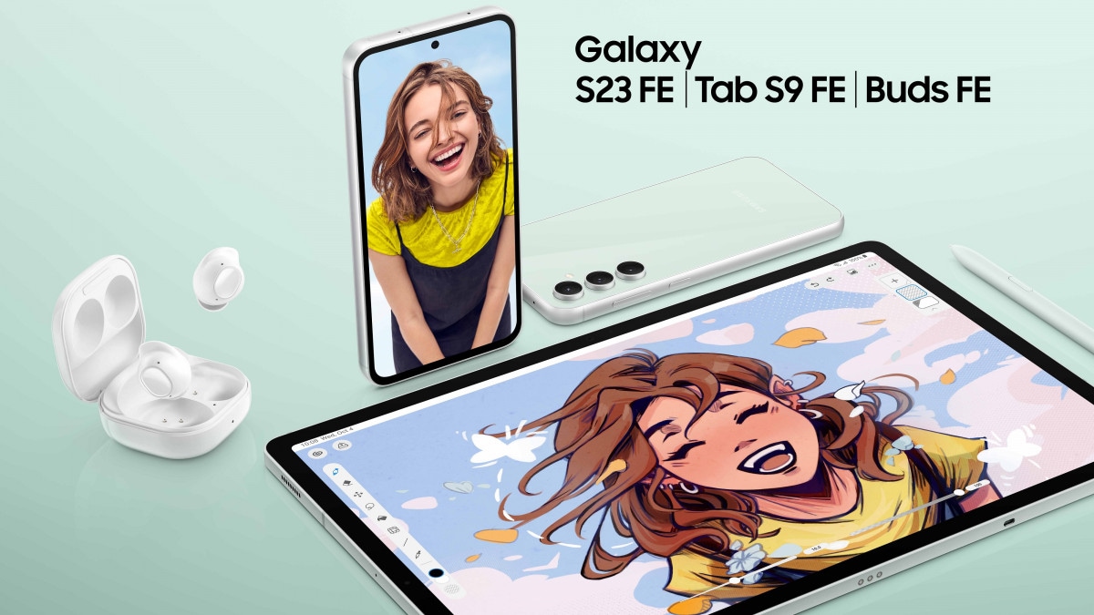 Galaxy Tab S9 FE e Galaxy Buds FE uffici …