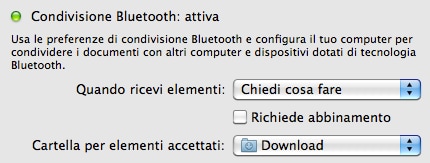 Inviare file via bluetooth da Android a Mac OS