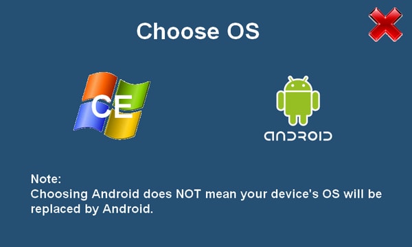 OSLoader consente il dual boot tra Android e Windows CE