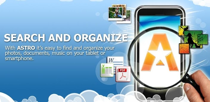 ASTRO File Manager si aggiorna col navigation drawer (foto)