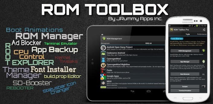 ROM Toolbox Pro scontata a metà prezzo per un periodo limitato