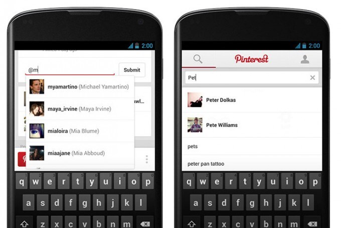 Pinterest annuncia novità per la propria app Android (video)