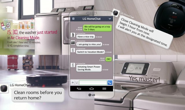 LG lancia HomeChat, l&#039;app per dialogare con gli elettrodomestici