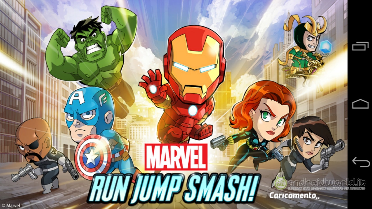 Marvel Run Jump Smash! disponibile sul Play Store (foto e video)
