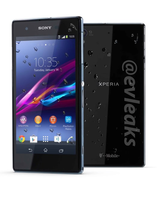 @evleaks svela render e caratteristiche hardware di Sony Xperia Z1S