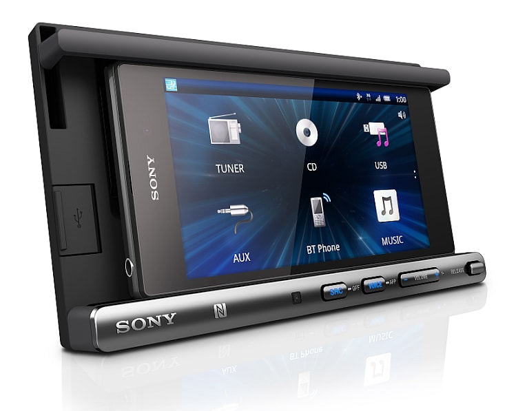 Sony XPS-N1BT la prima dock da auto double-DIN per smartphone