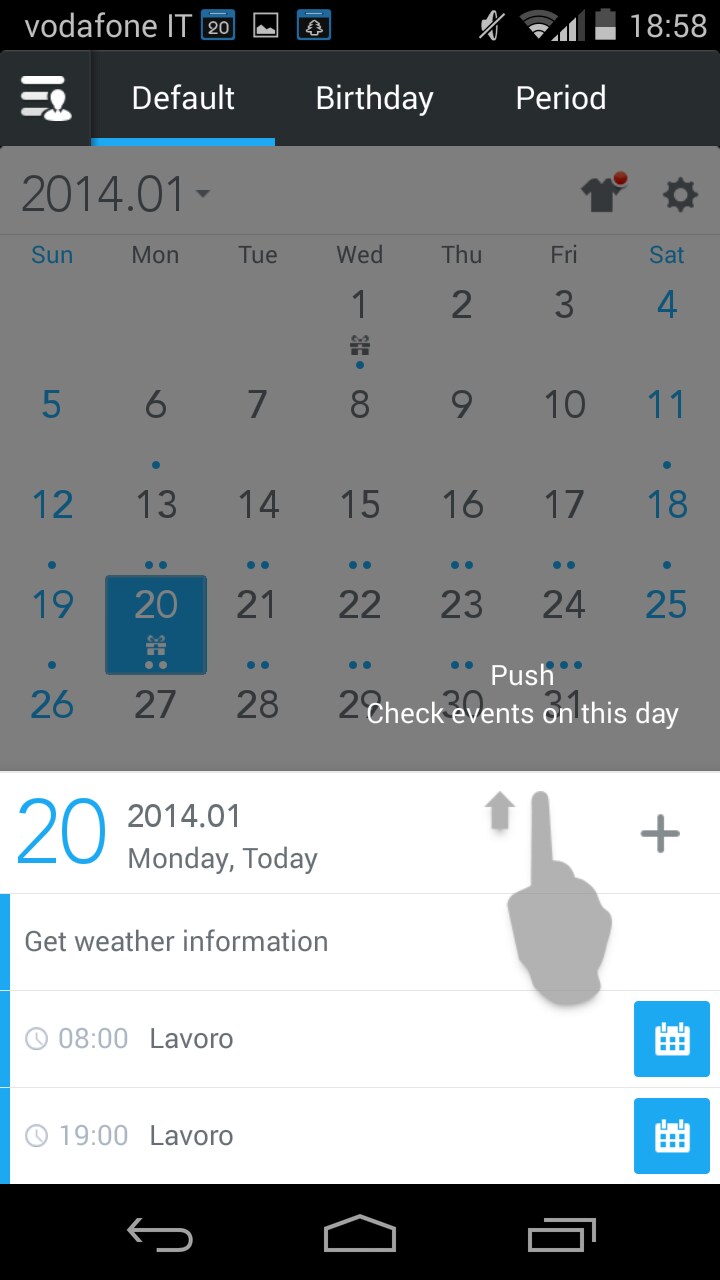 ZDcal, un moderno calendario che riunisce i compleanni di Facebook con Google Calendar (foto)