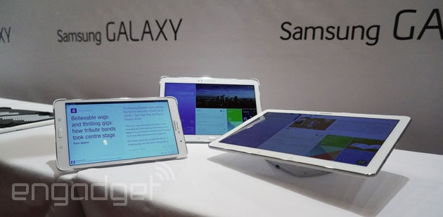 Hands-on con i tre tablet della nuova serie di Samsung Galaxy TabPRO (foto e video)