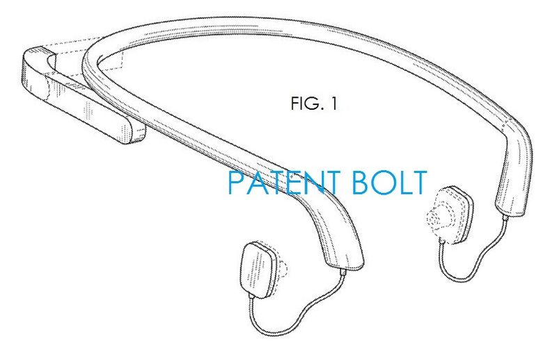Google Glass con auricolari inclusi appaiono in un nuovo brevetto di design