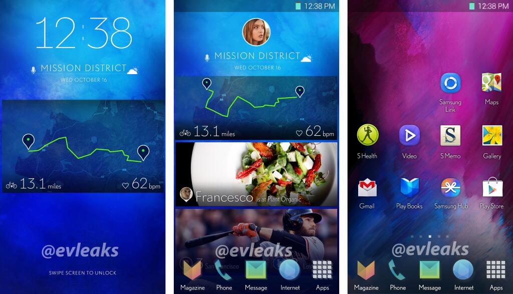 Prime immagini della nuova TouchWiz per smartphone