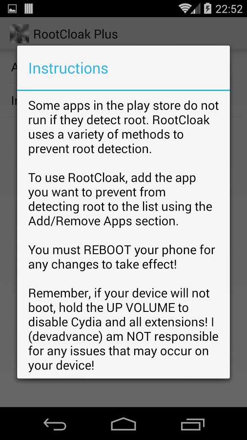 Nascondiamo i permessi di root ad app selezionate, con RootCloak