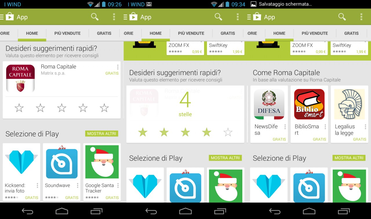 I suggerimenti rapidi del Play Store hanno fatto calare le valutazioni delle app?