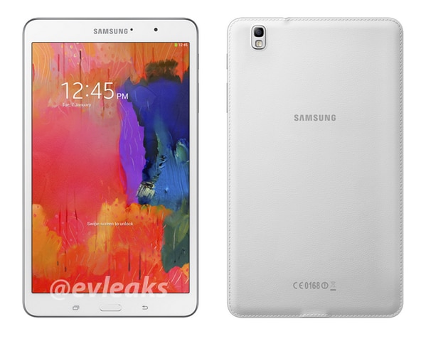 Primo render del Galaxy Tab Pro 8.4 e presunte specifiche dei 4 nuovi tablet Samsung