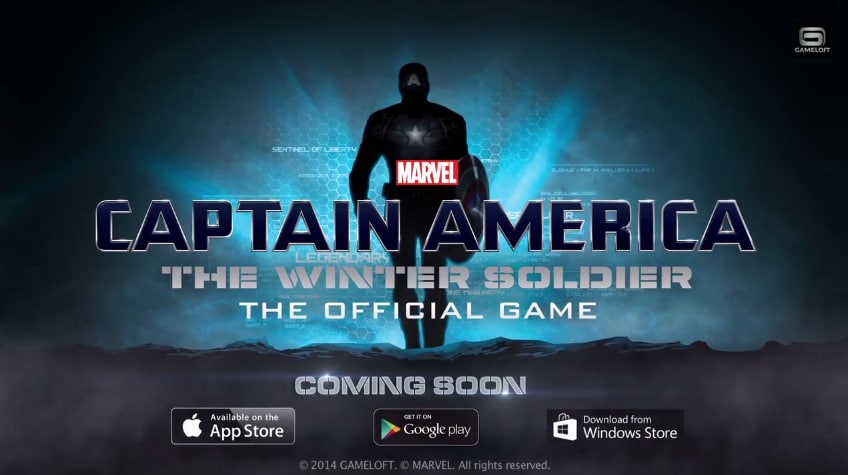 Captain America: The Winter Soldier, il trailer del nuovo gioco di Gameloft (video)