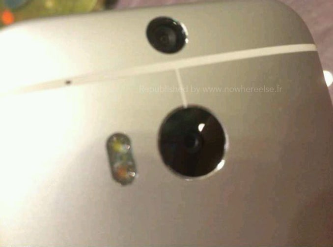 HTC One 2, nuove immagini sulla fotocamera twin-sensor e sui tasti virtuali