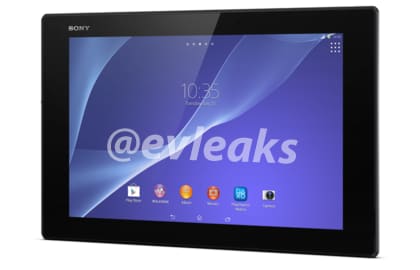 Sony Xperia Tablet Z2: spuntano in rete i primi render