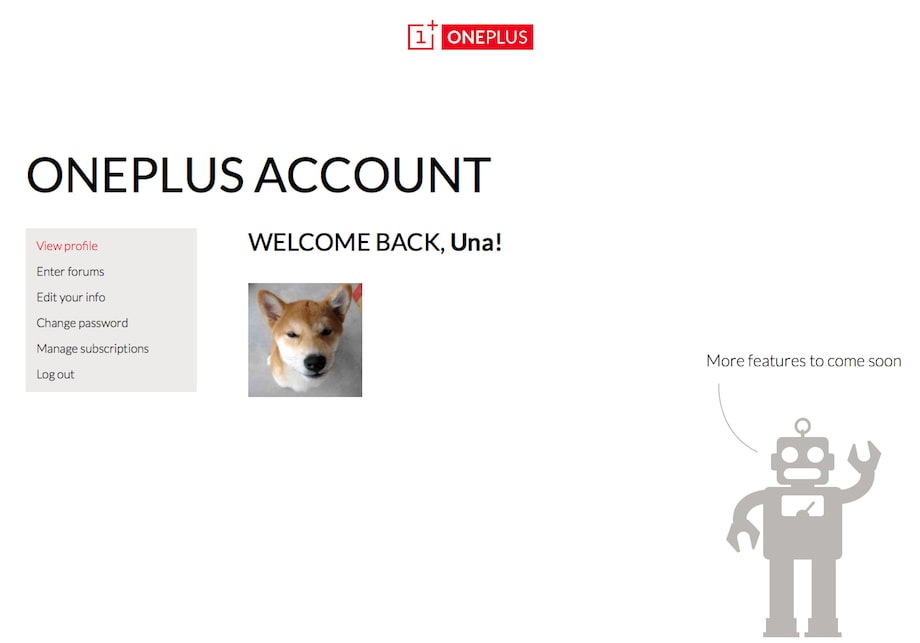 OnePlus Account disponibile per centralizzare i futuri servizi dell&#039;azienda