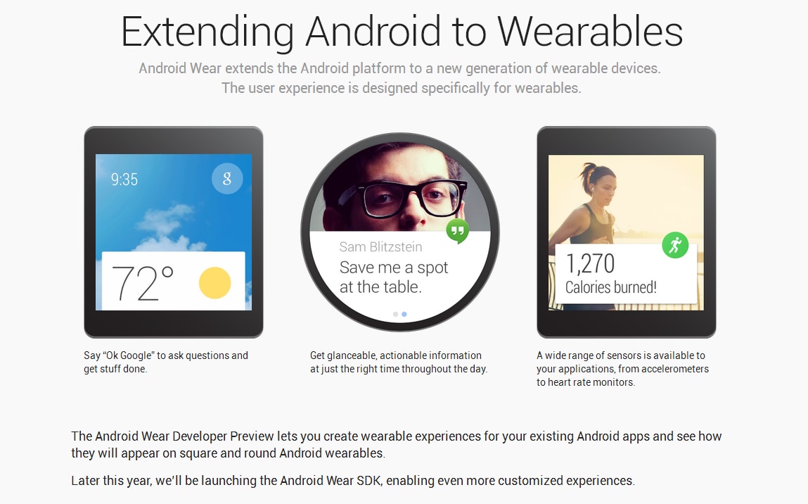 Ecco un&#039;interessante anteprima di Android Wear (video)