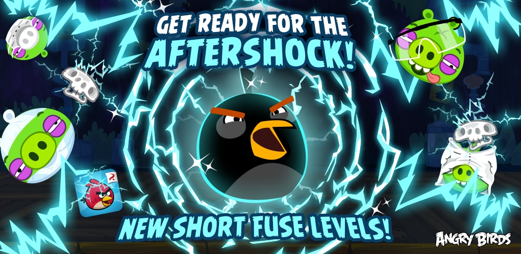 Angry Birds: 15 nuovi livelli per l&#039;episodio Short Fuse (video)