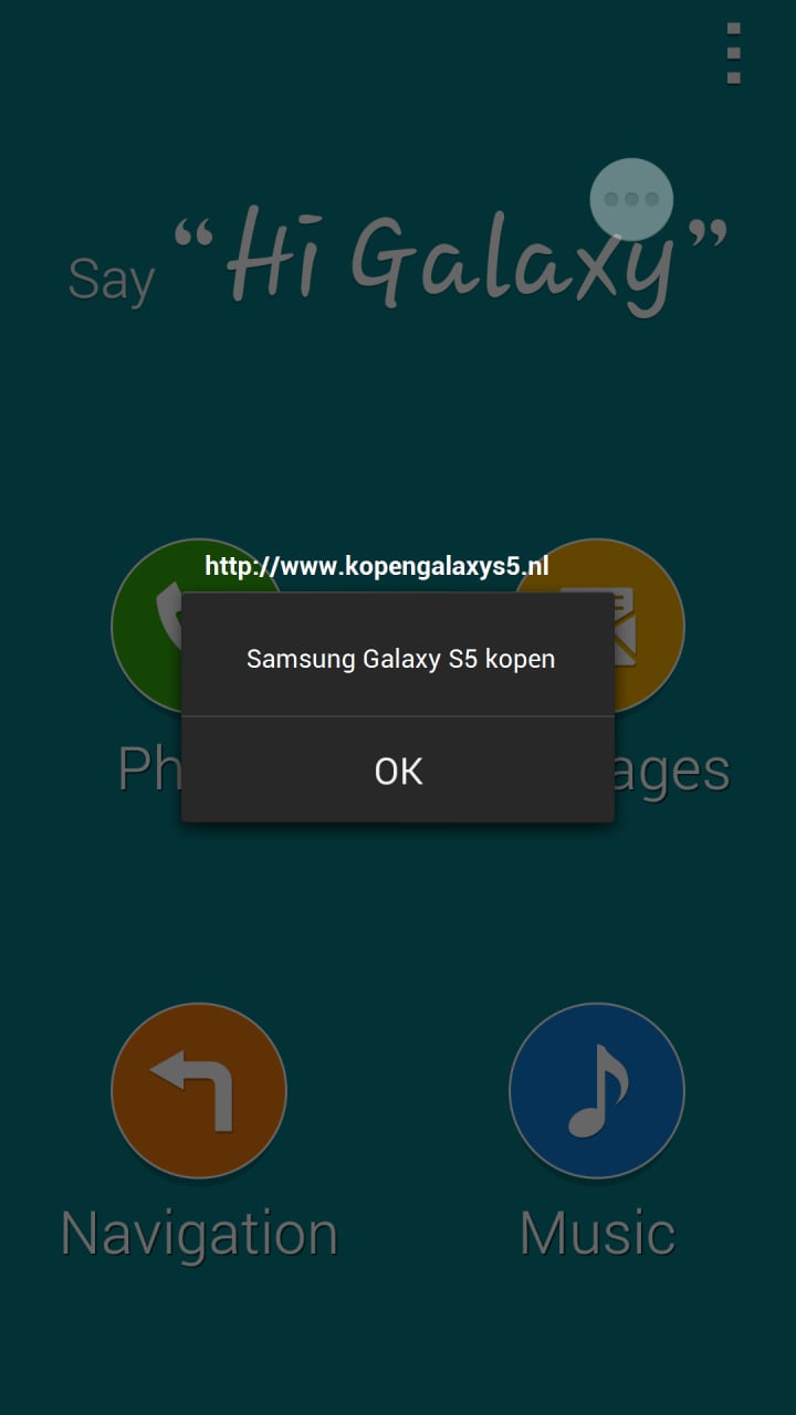 Samsung Galaxy S5: ecco un primo screenshot della modalità auto