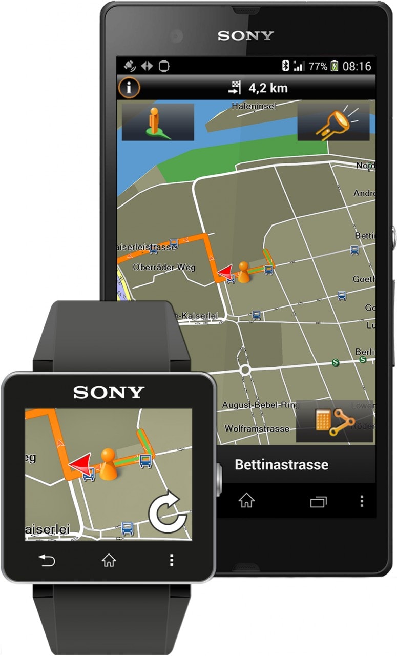 Garmin annuncia una applicazione per la navigazione in esclusiva per Sony