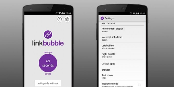 Link Bubble lancia il suo programma beta sul Play Store