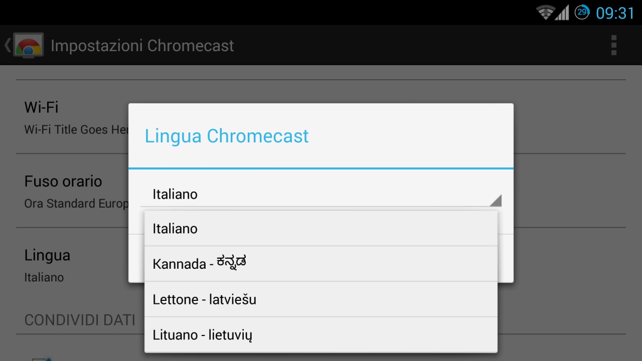 Chromecast sempre più vicino al lancio internazionale dopo l&#039;ultimo update dell&#039;app