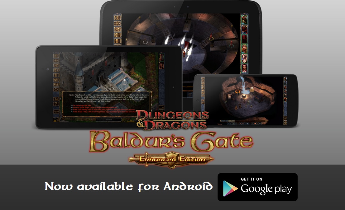 Baldur&#039;s Gate Enhanced Edition: il celebre gioco di ruolo arriva sul Google Play (foto e video)