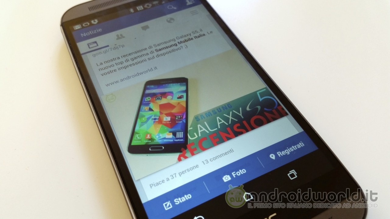 Facebook aggiorna ancora la sua app ufficiale per Android