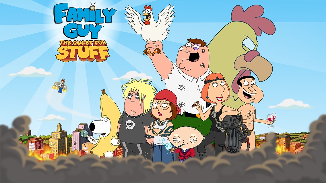 Family Guy: The Quest For Stuff, il gioco ufficiale della famiglia Griffin su Android dal 10 aprile (video)