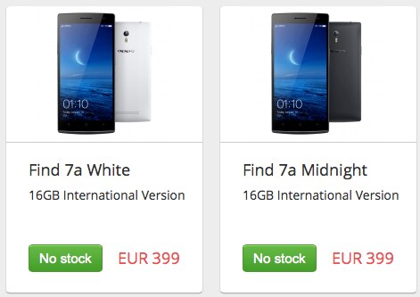 Oppo Find 7a in vendita a 399€ in Europa