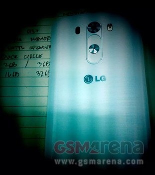 LG G3: una prima foto della scocca posteriore