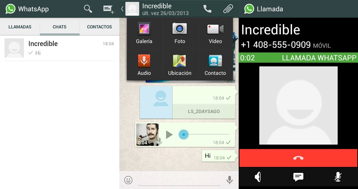 WhatsApp e chiamate vocali: ecco le prime immagini dell&#039;interfaccia su Android