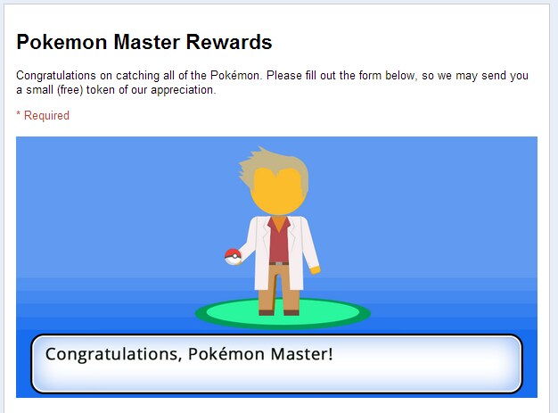 Google sta inviando dei misteriosi premi a chi ha trovato tutti i Pokemon