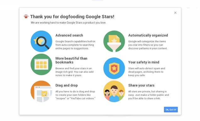 Google Stars: il nuovo servizio di BigG per i segnalibri mostrato per la prima volta (video)