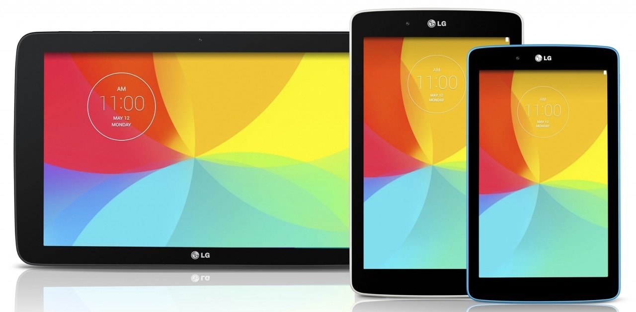 LG G Pads 7.0, 8.0 e 10.1 ufficiali: tre nuovi tablet da LG