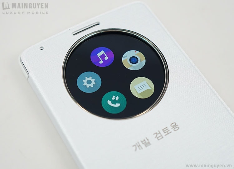 LG G3 QuickCircle Case in tante immagini hands-on