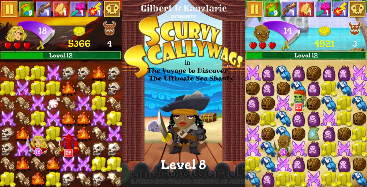 Scurvy Scallywags: il Puzzle RPG di Ron Gilbert arriva su Android (foto e video)