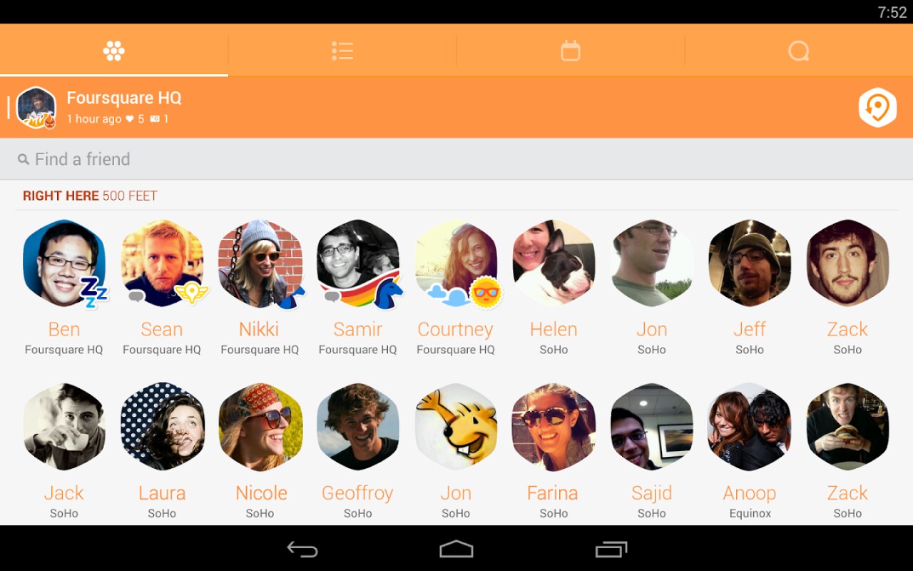 Swarm, l&#039;app nata dalla scissione di Foursquare, arriva su Google Play