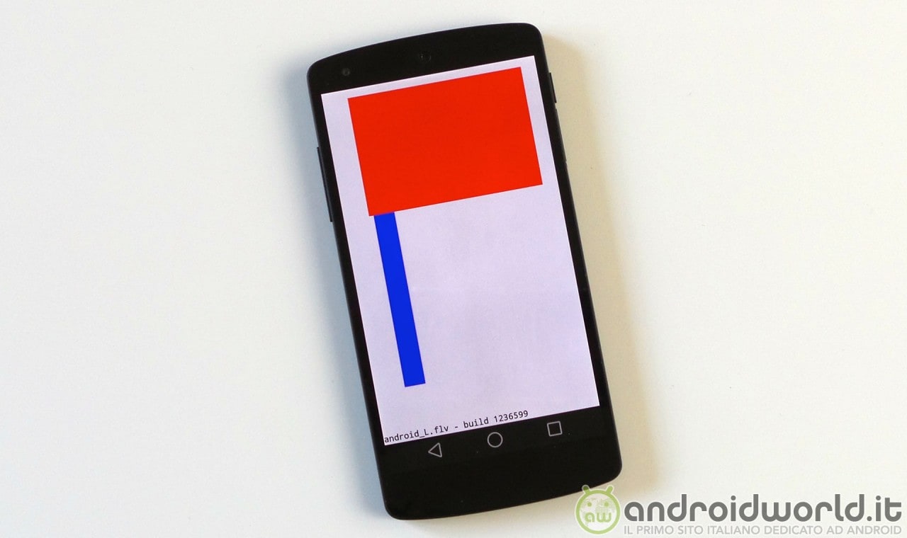 Android L build LRW87D si mostra in video
